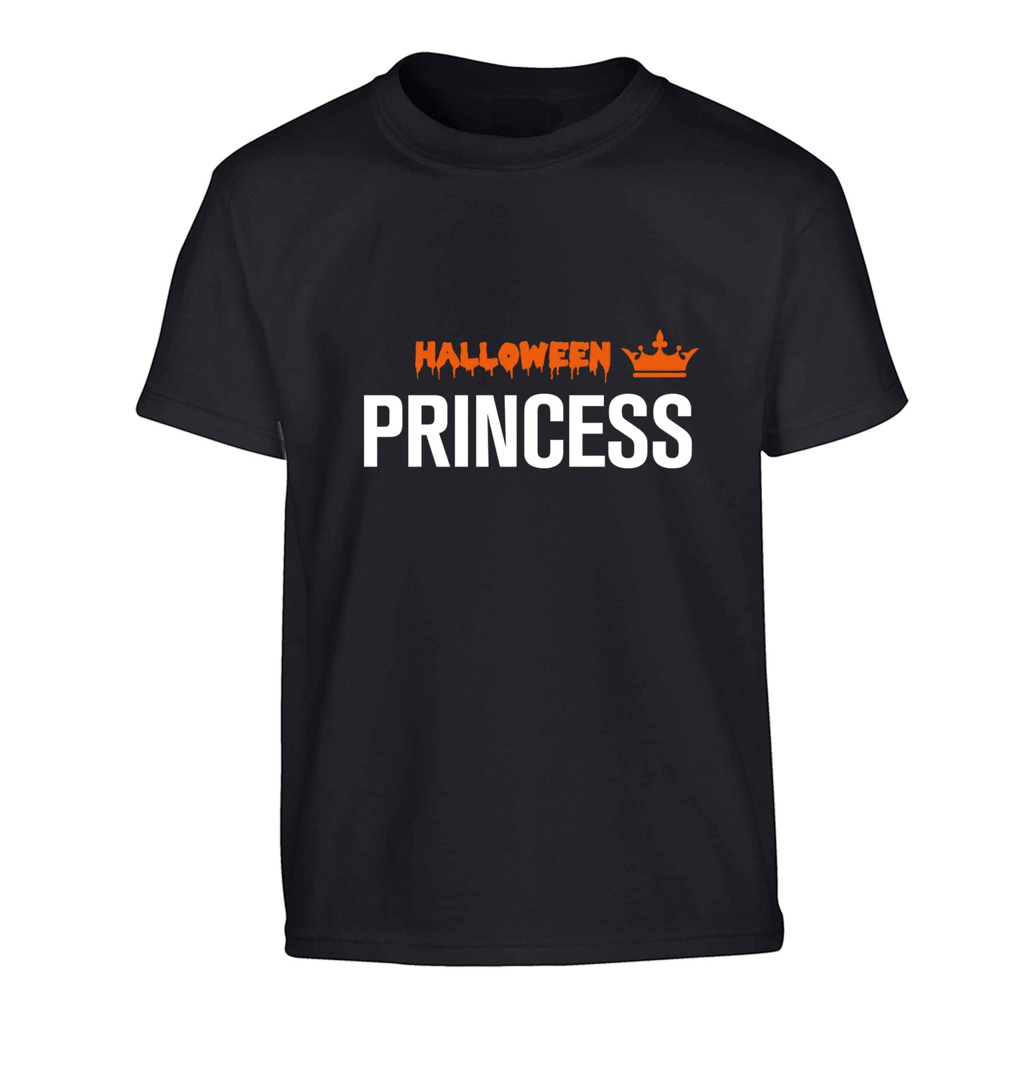 Halloween princess Children's black Tshirt 12-13 Years