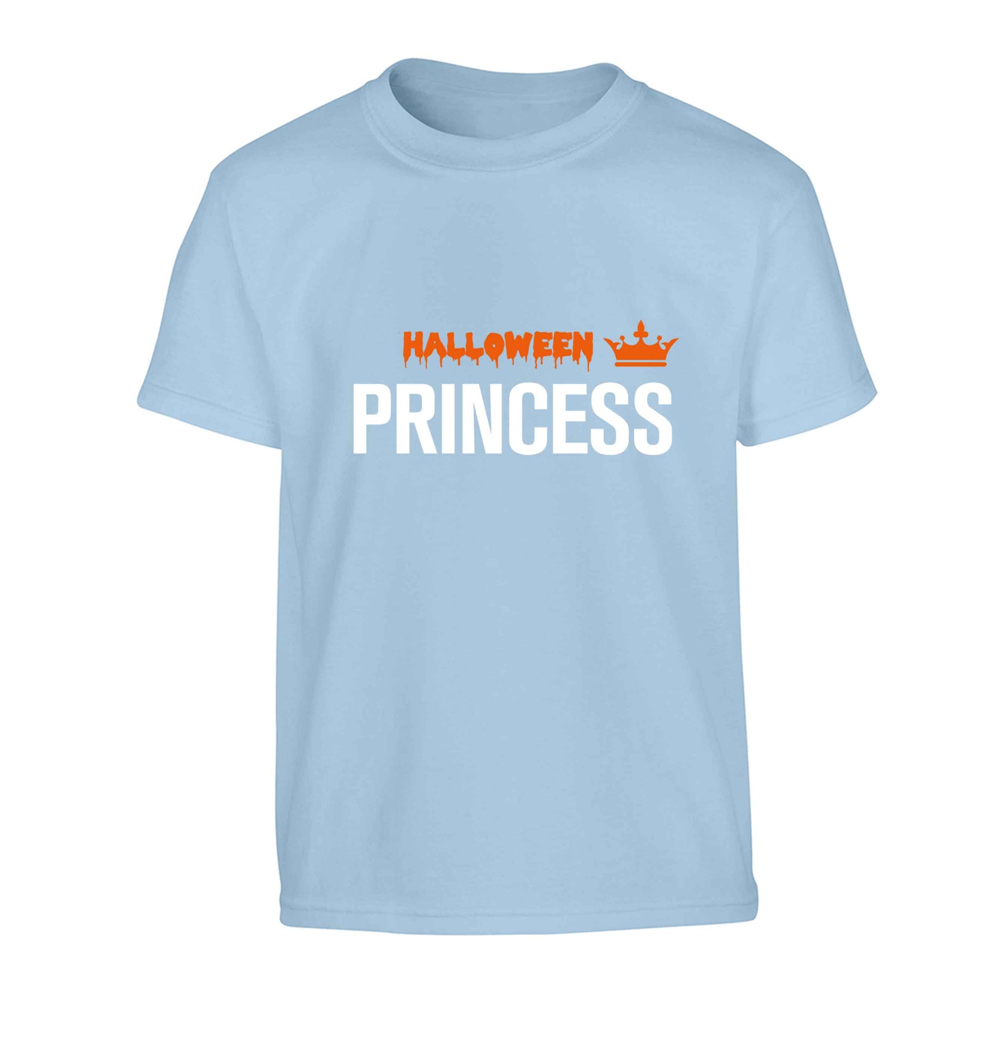 Halloween princess Children's light blue Tshirt 12-13 Years