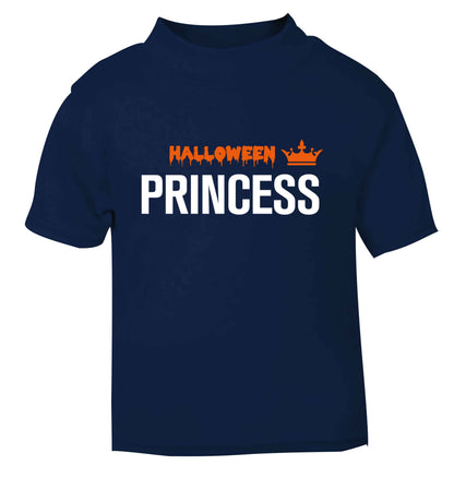 Halloween princess navy baby toddler Tshirt 2 Years