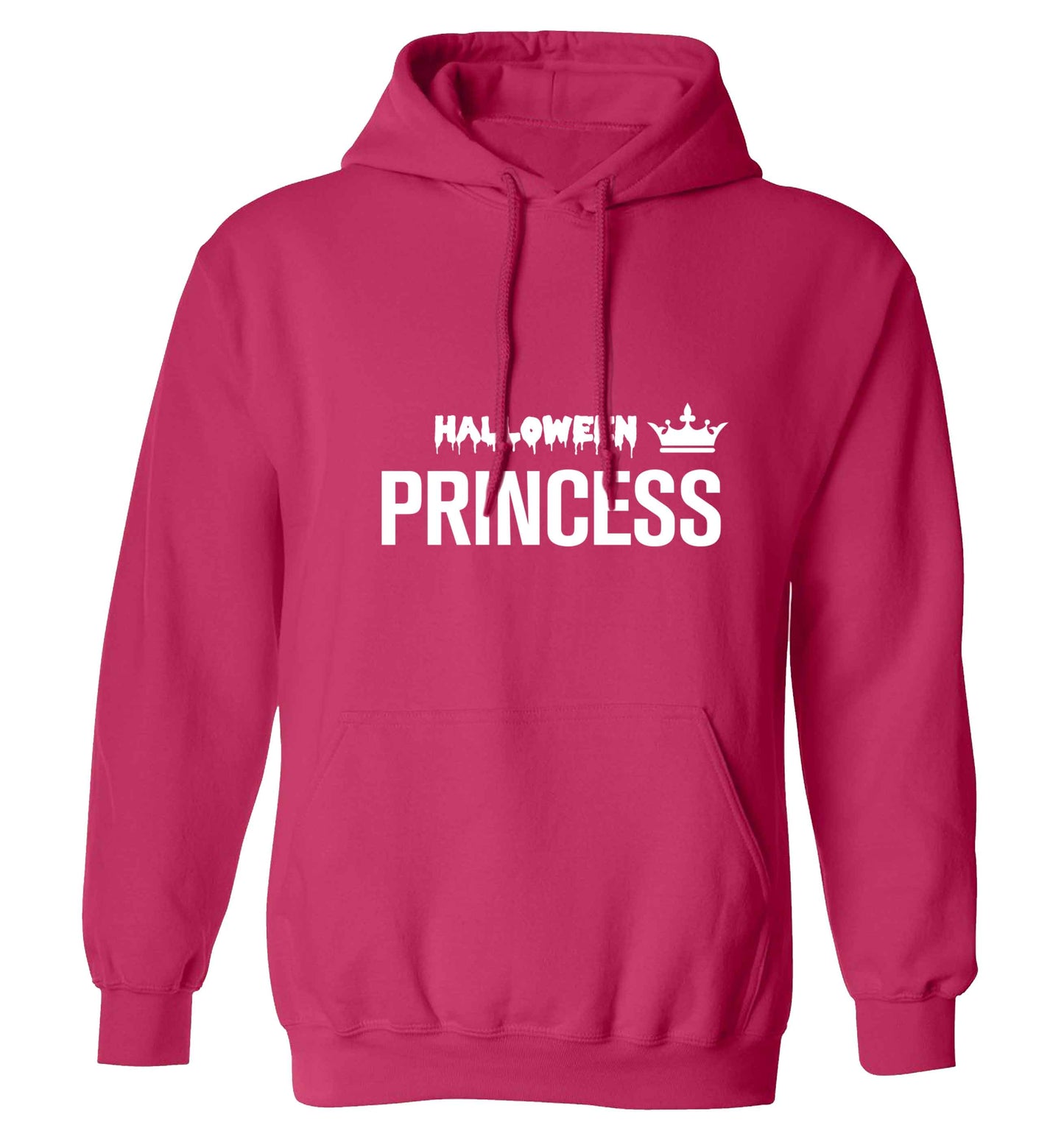 Halloween princess adults unisex pink hoodie 2XL