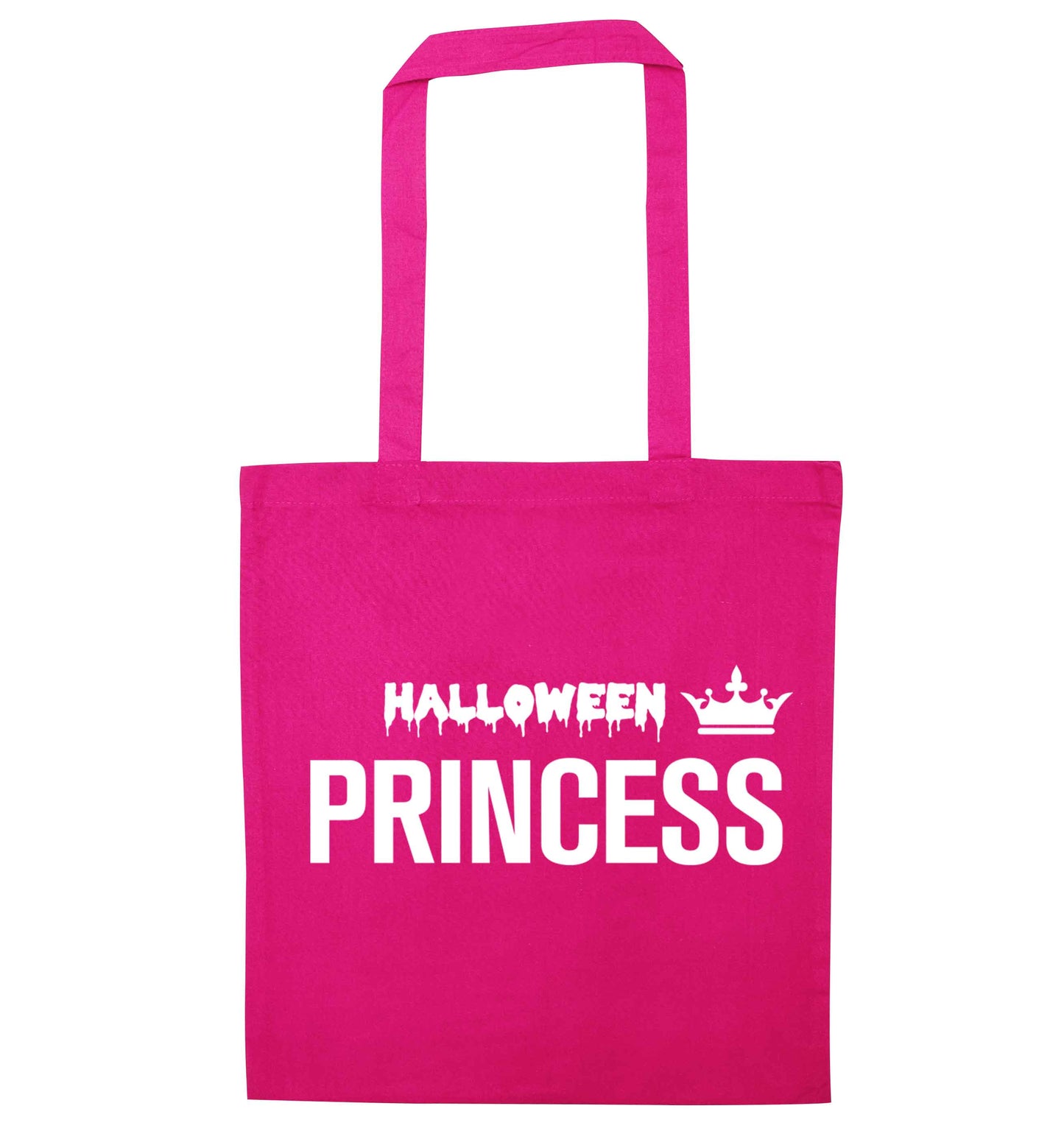 Halloween princess pink tote bag