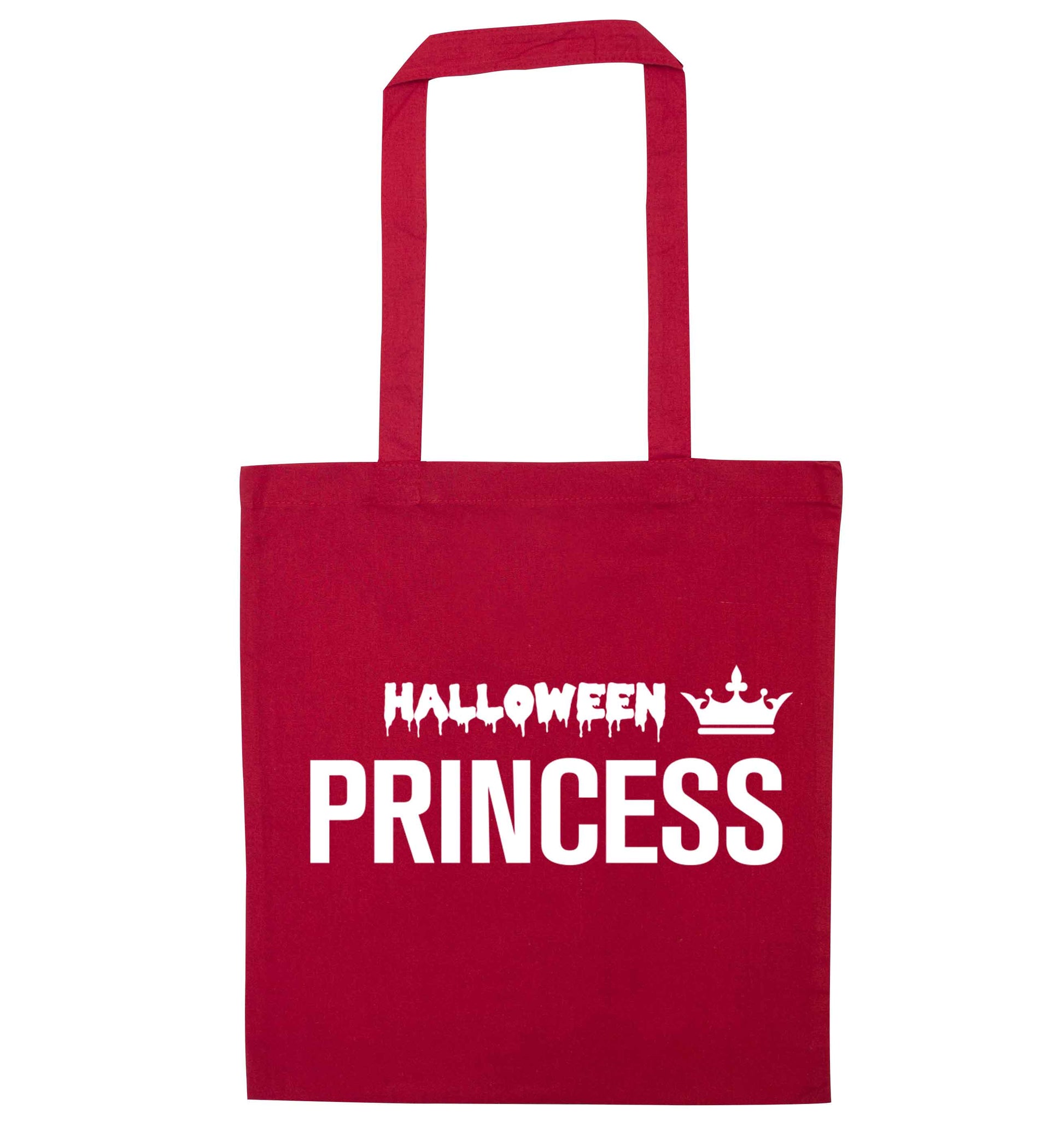 Halloween princess red tote bag