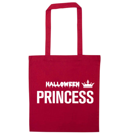 Halloween princess red tote bag