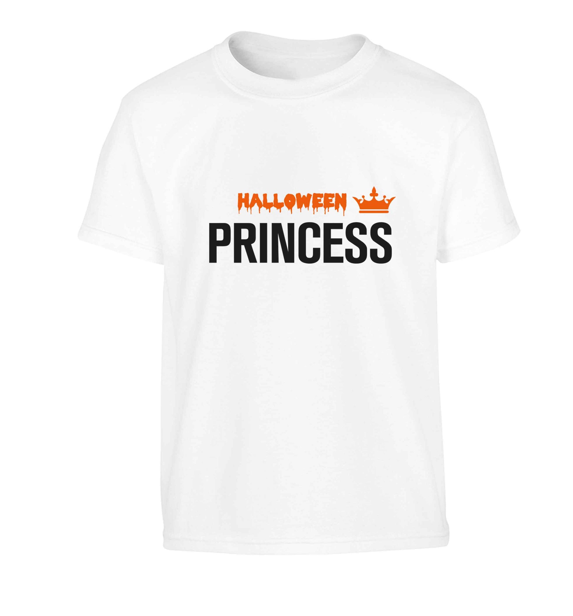 Halloween princess Children's white Tshirt 12-13 Years