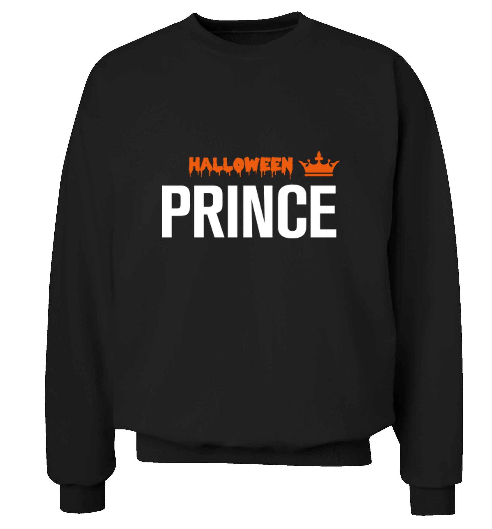 Halloween prince adult's unisex black sweater 2XL