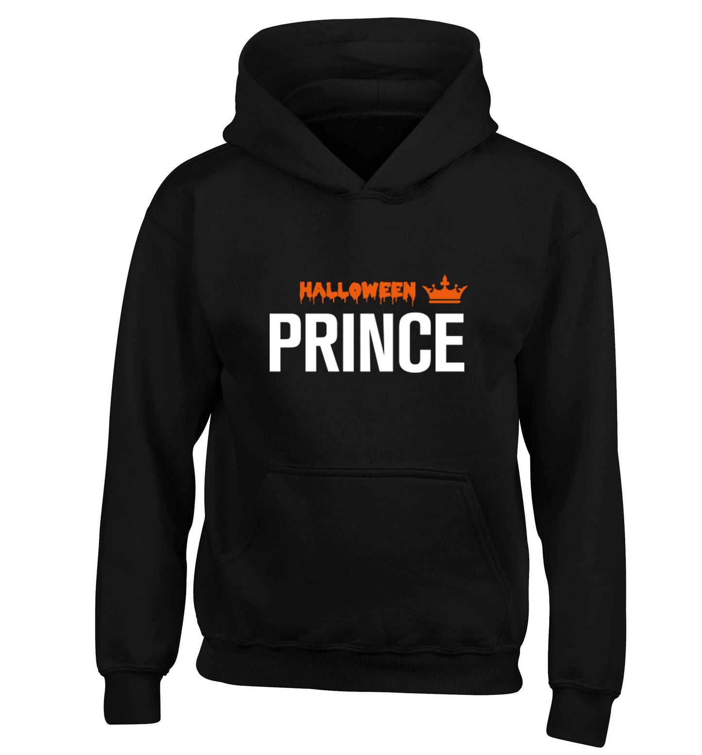 Halloween prince children's black hoodie 12-13 Years