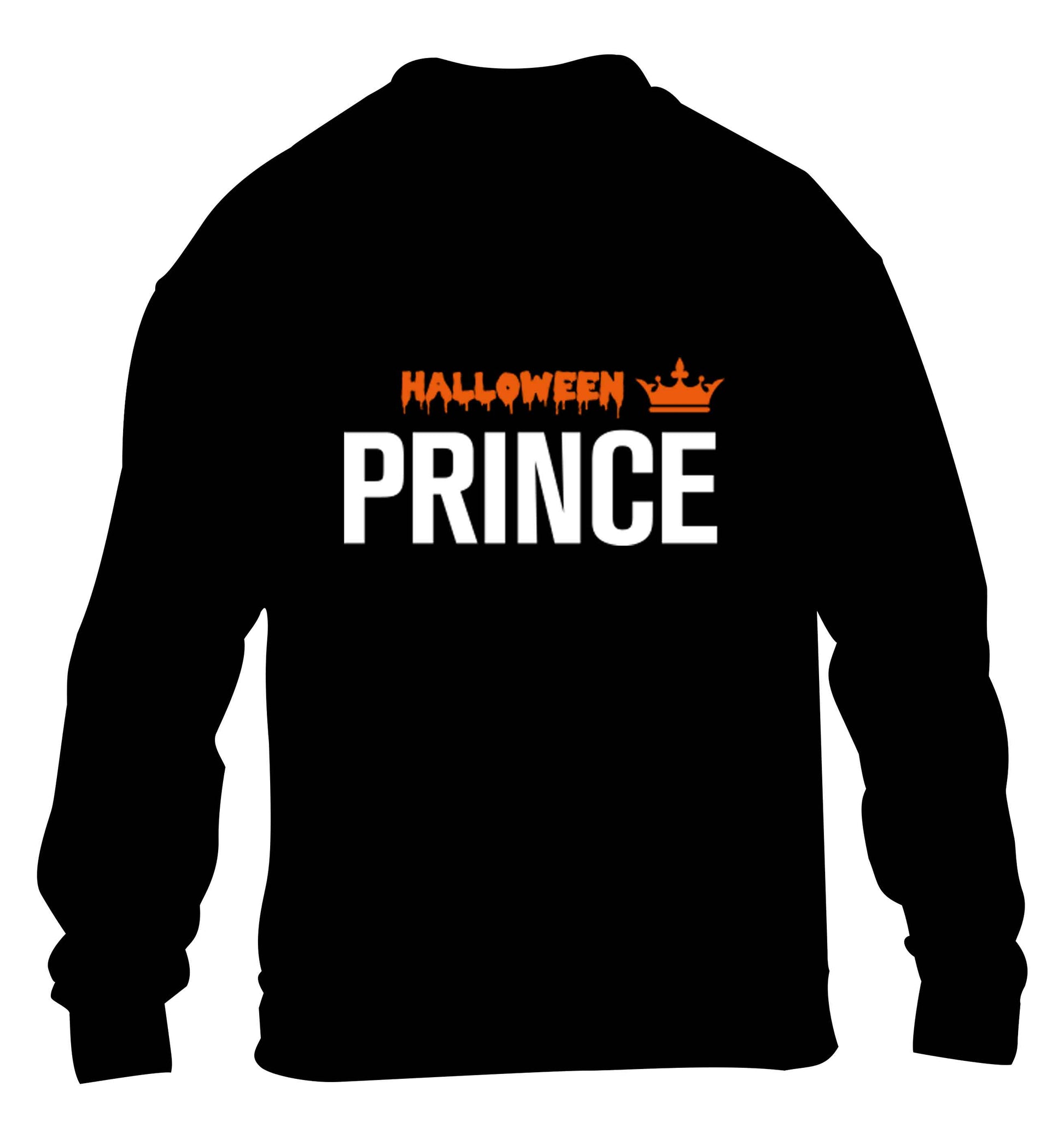 Halloween prince children's black sweater 12-13 Years