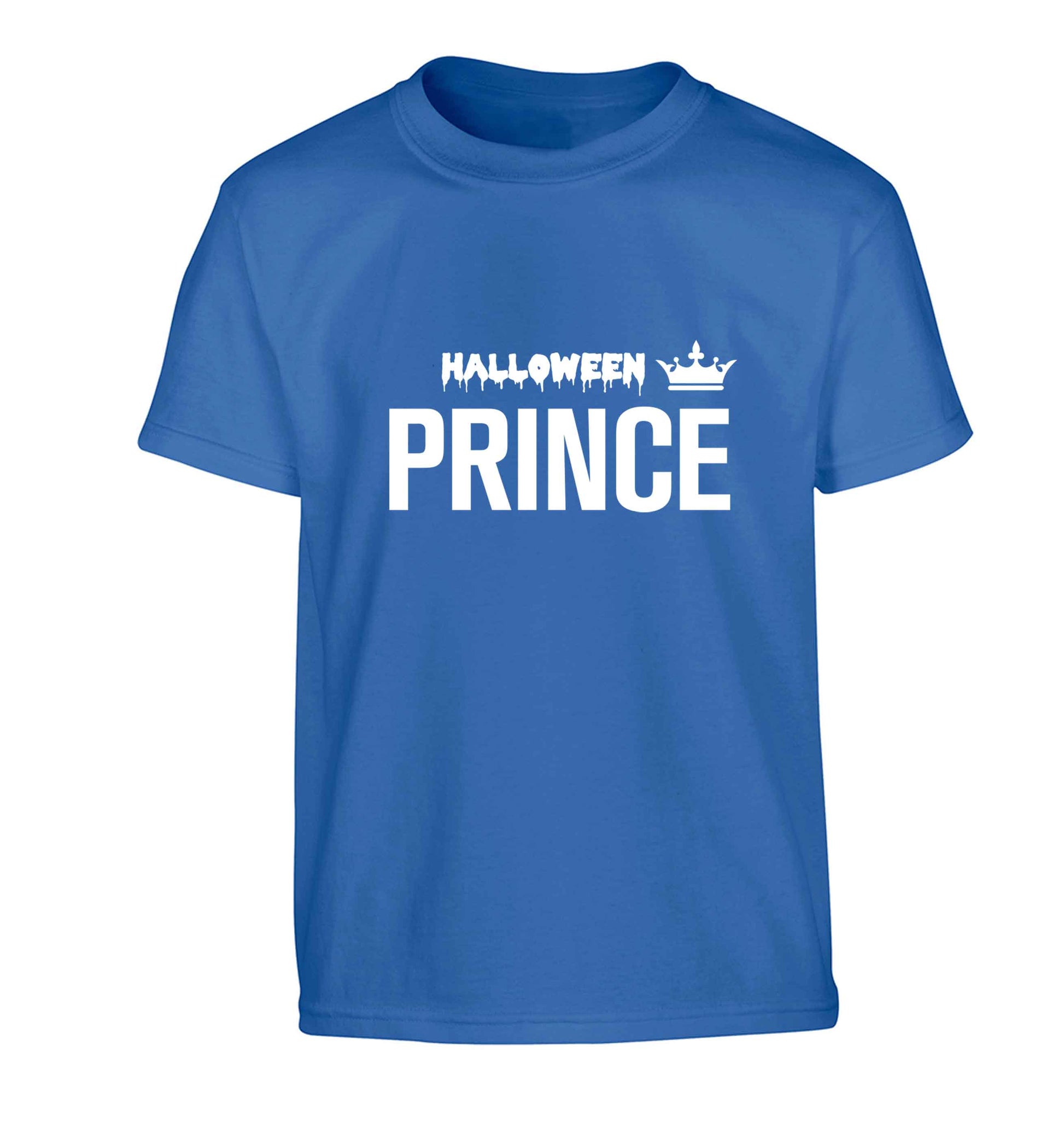 Halloween prince Children's blue Tshirt 12-13 Years
