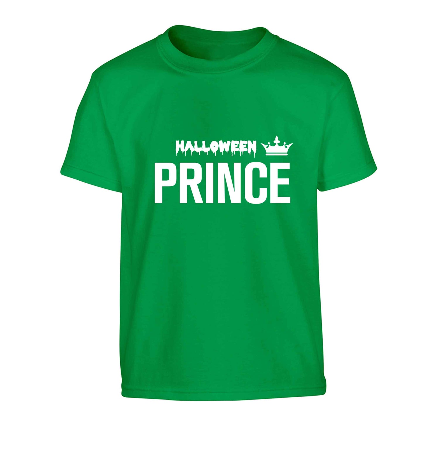 Halloween prince Children's green Tshirt 12-13 Years