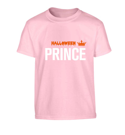 Halloween prince Children's light pink Tshirt 12-13 Years