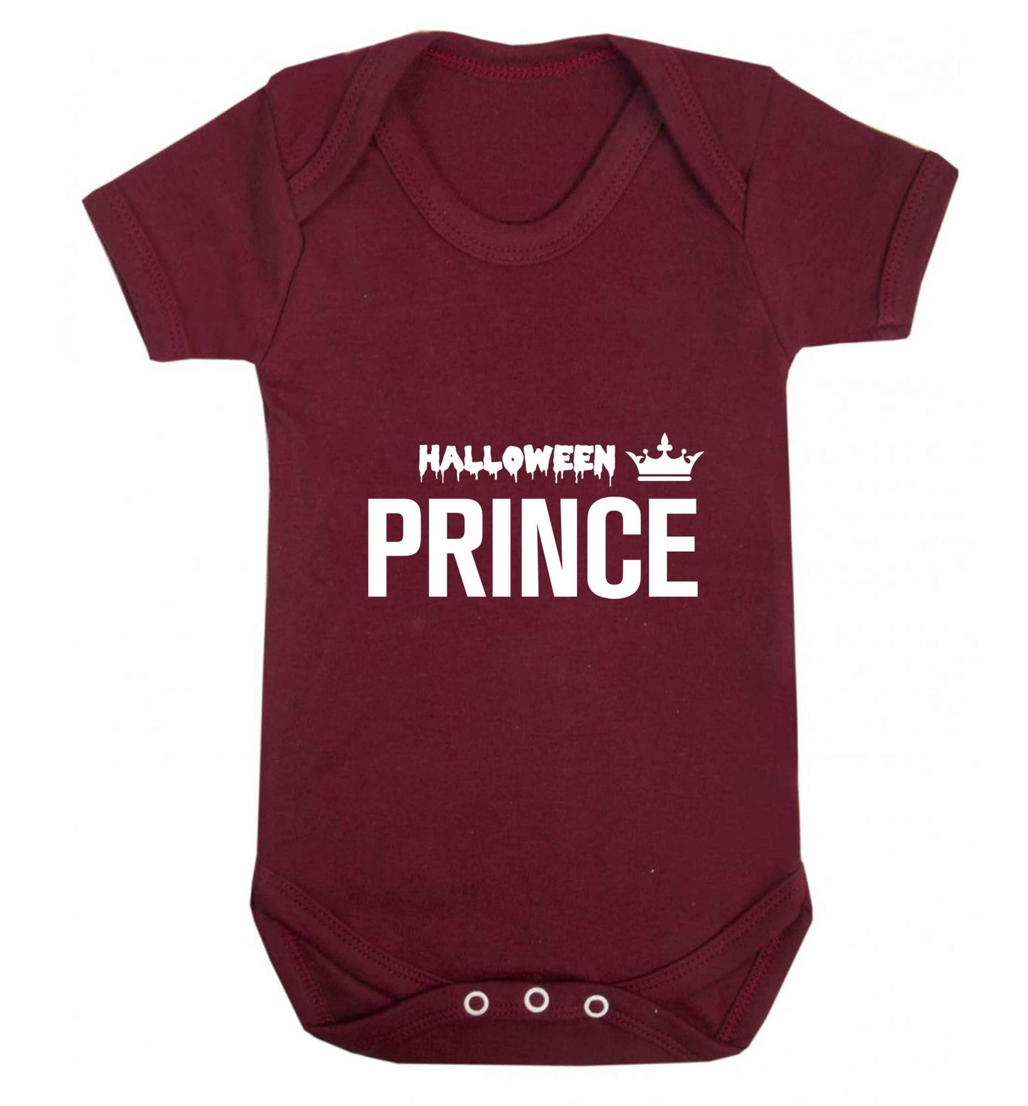 Halloween prince baby vest maroon 18-24 months
