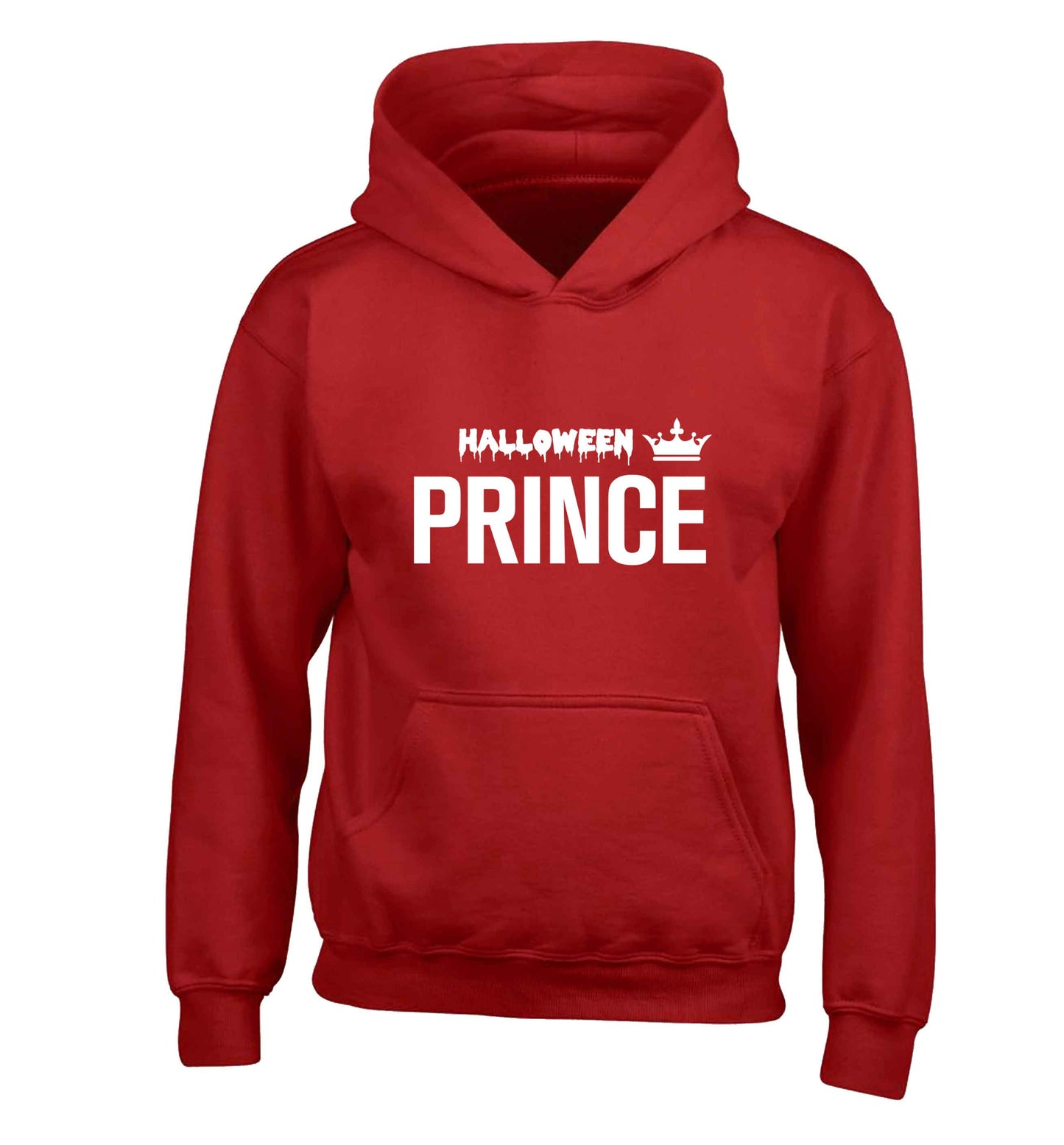 Halloween prince children's red hoodie 12-13 Years