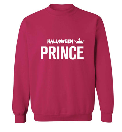 Halloween prince adult's unisex pink sweater 2XL