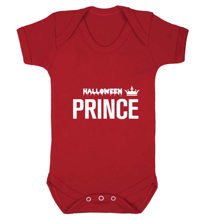 Halloween prince baby vest red 18-24 months