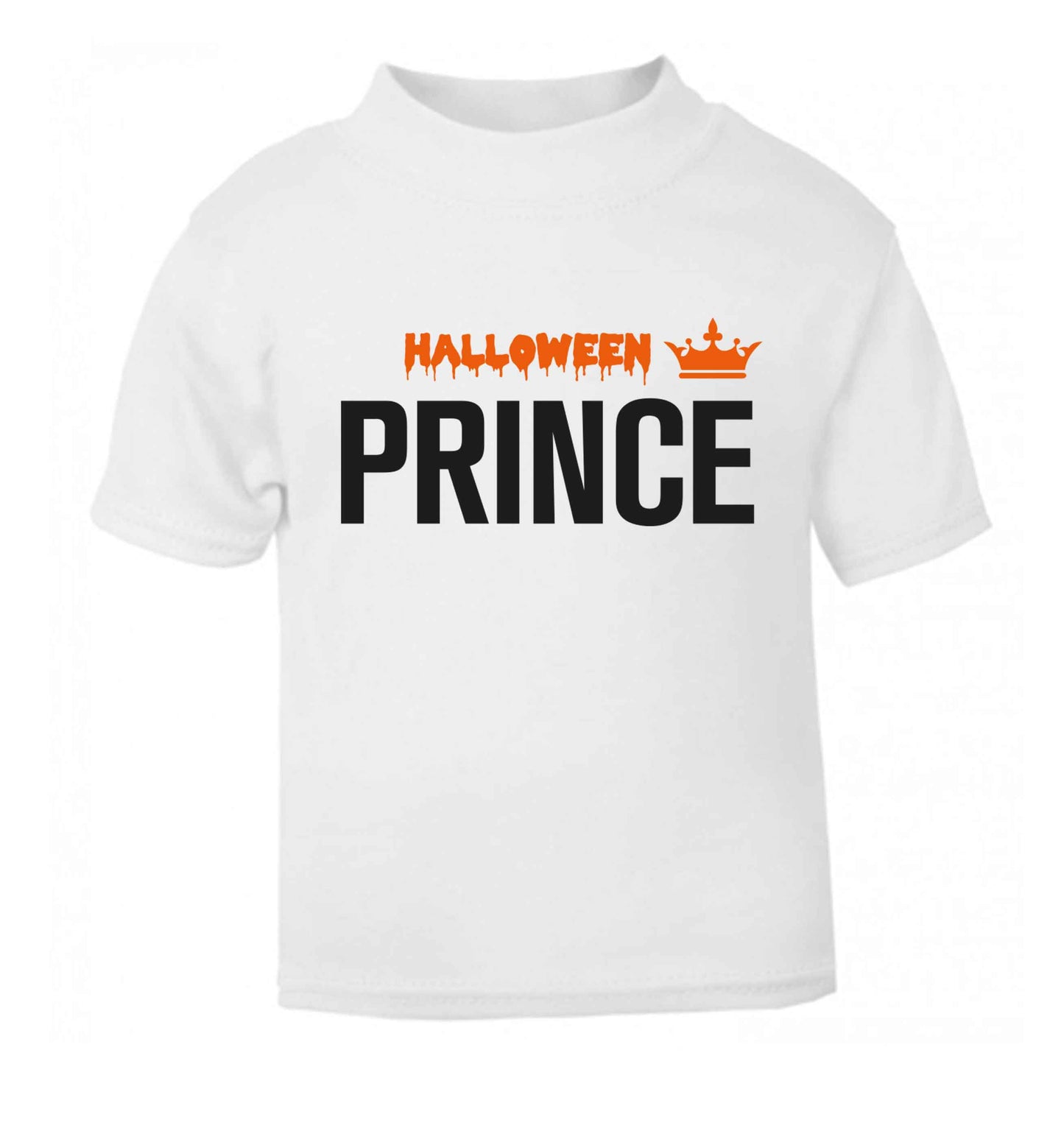 Halloween prince white baby toddler Tshirt 2 Years
