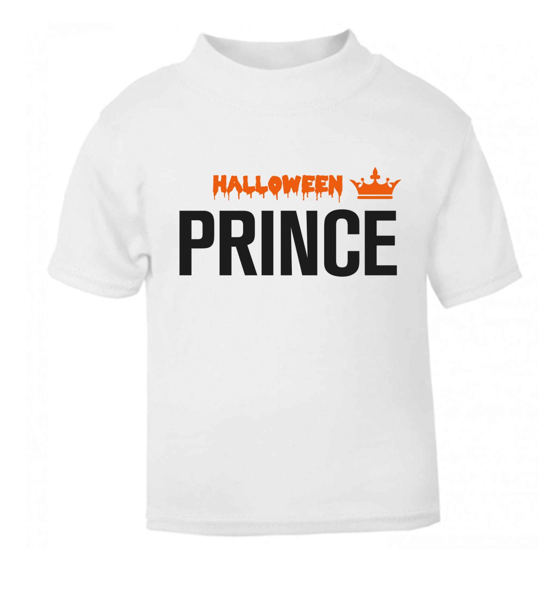 Halloween prince white baby toddler Tshirt 2 Years