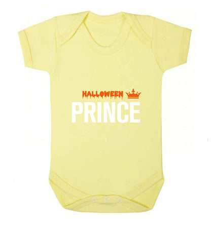 Halloween prince baby vest pale yellow 18-24 months