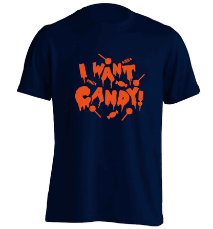 Zombie unicorn zombiecorn adults unisex navy Tshirt 2XL