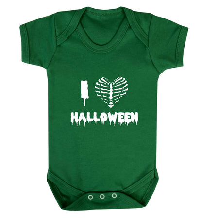 I love halloween baby vest green 18-24 months