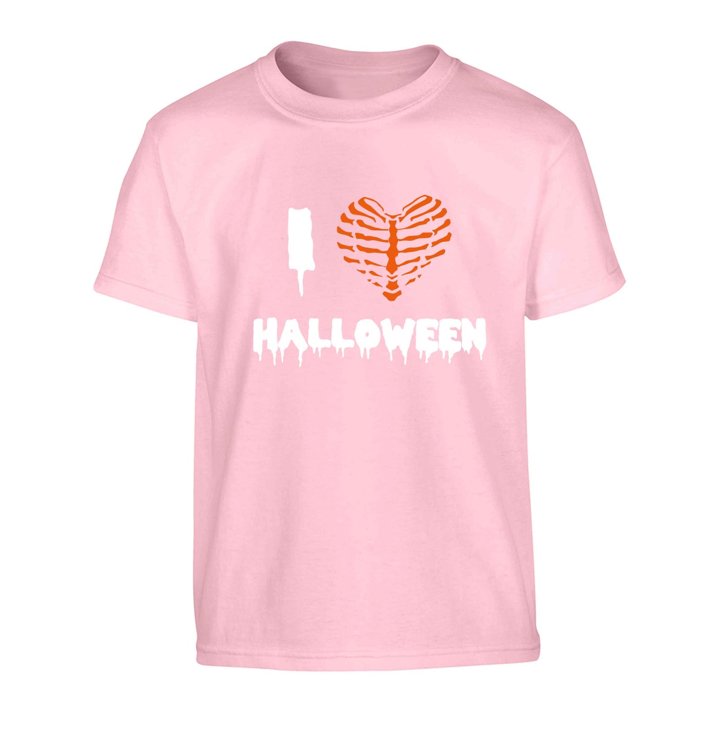 I love halloween Children's light pink Tshirt 12-13 Years