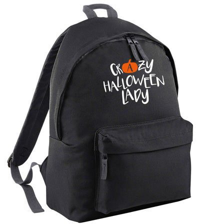Crazy halloween lady | Children's backpack