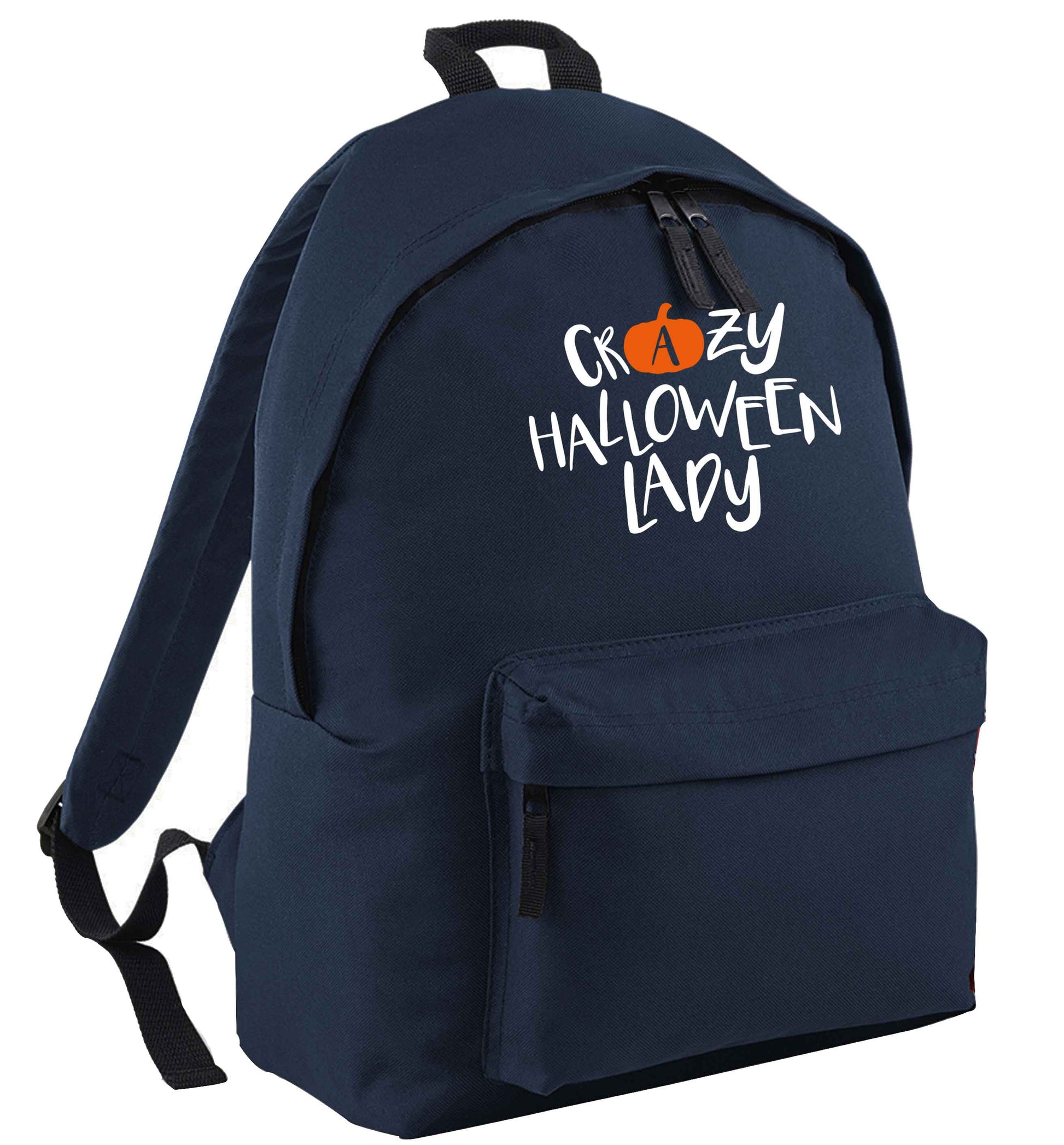 Crazy halloween lady | Children's backpack