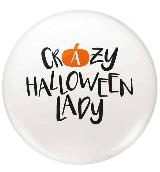 Crazy halloween lady small 25mm Pin badge