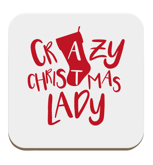 Crazy Christmas Dude set of four coasters