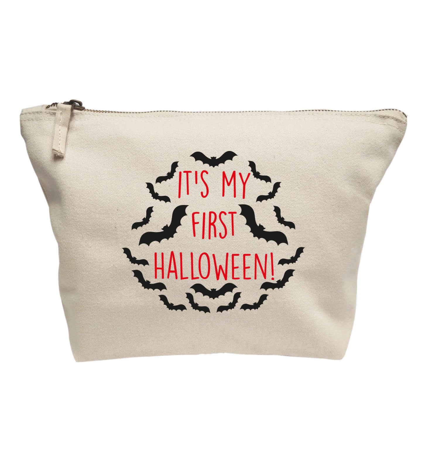 It's my first halloween - bat border | Makeup / wash bag