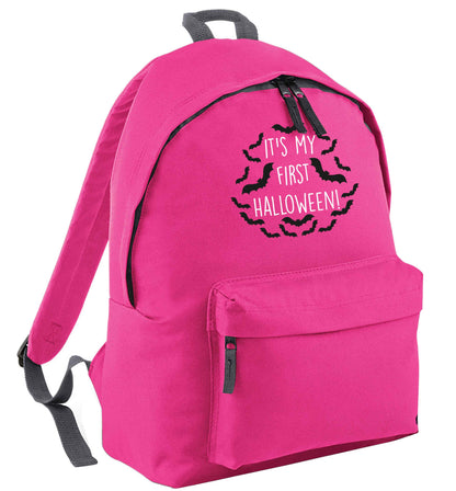 It's my first halloween - bat border | Children's backpack
