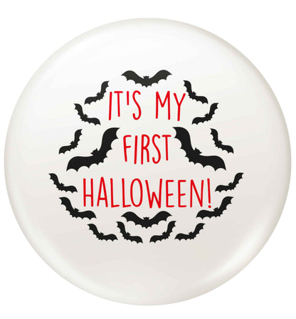It's my first halloween - bat border small 25mm Pin badge