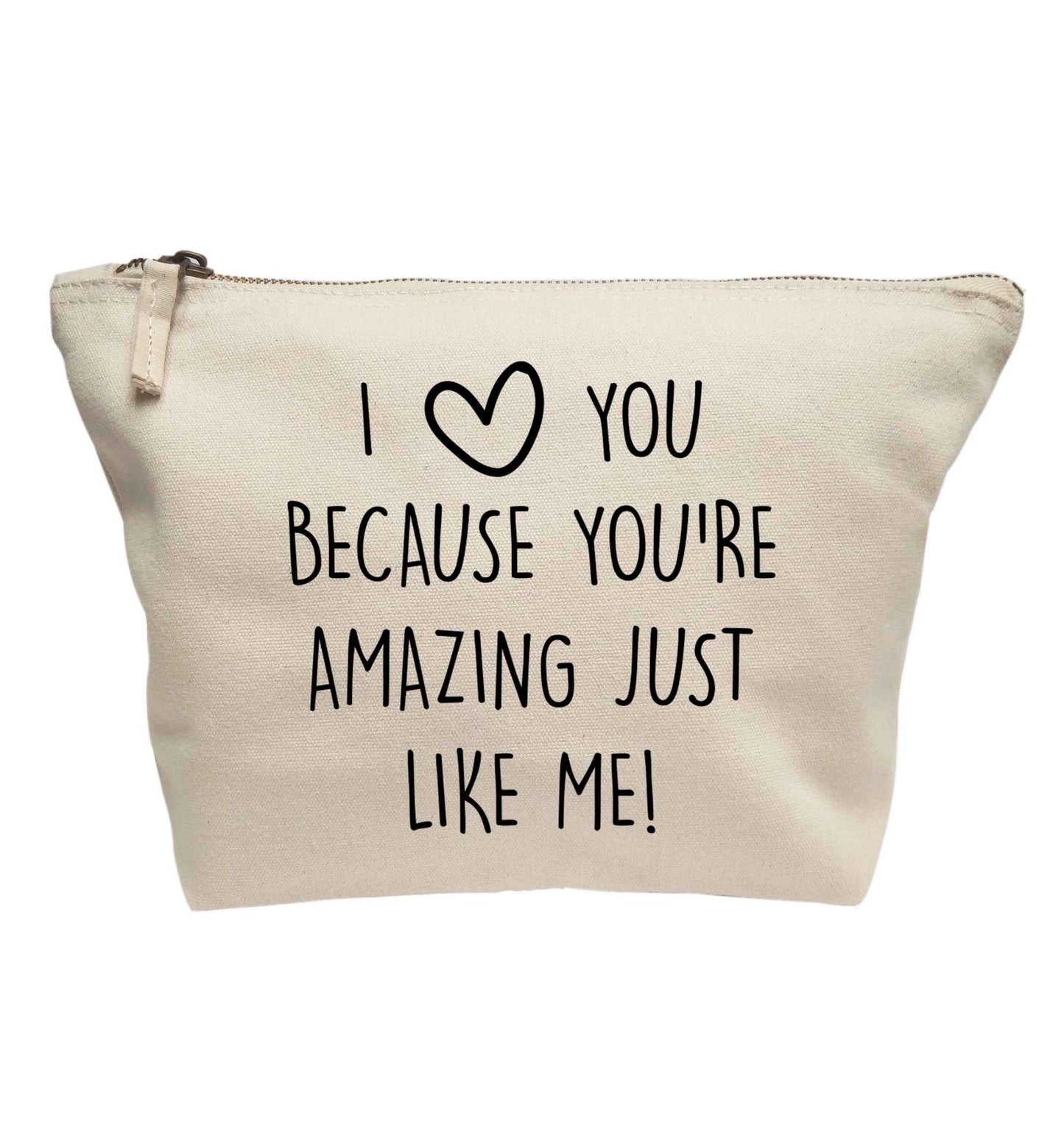 Girlfriend I love you to the moon and back | Makeup / wash bag