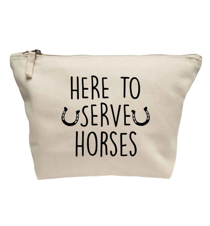 Here to serve horses | Makeup / wash bag