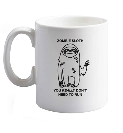 10 oz Favourite Type Pan Pancake ceramic mug right handed