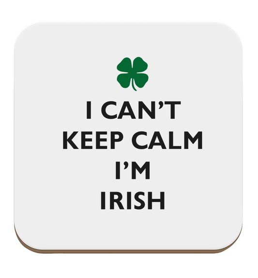 I can't keep calm I'm Irish set of four coasters