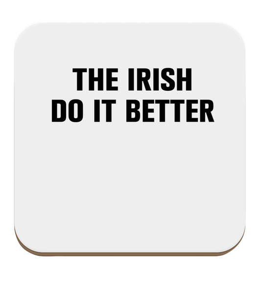 The Irish do it better set of four coasters