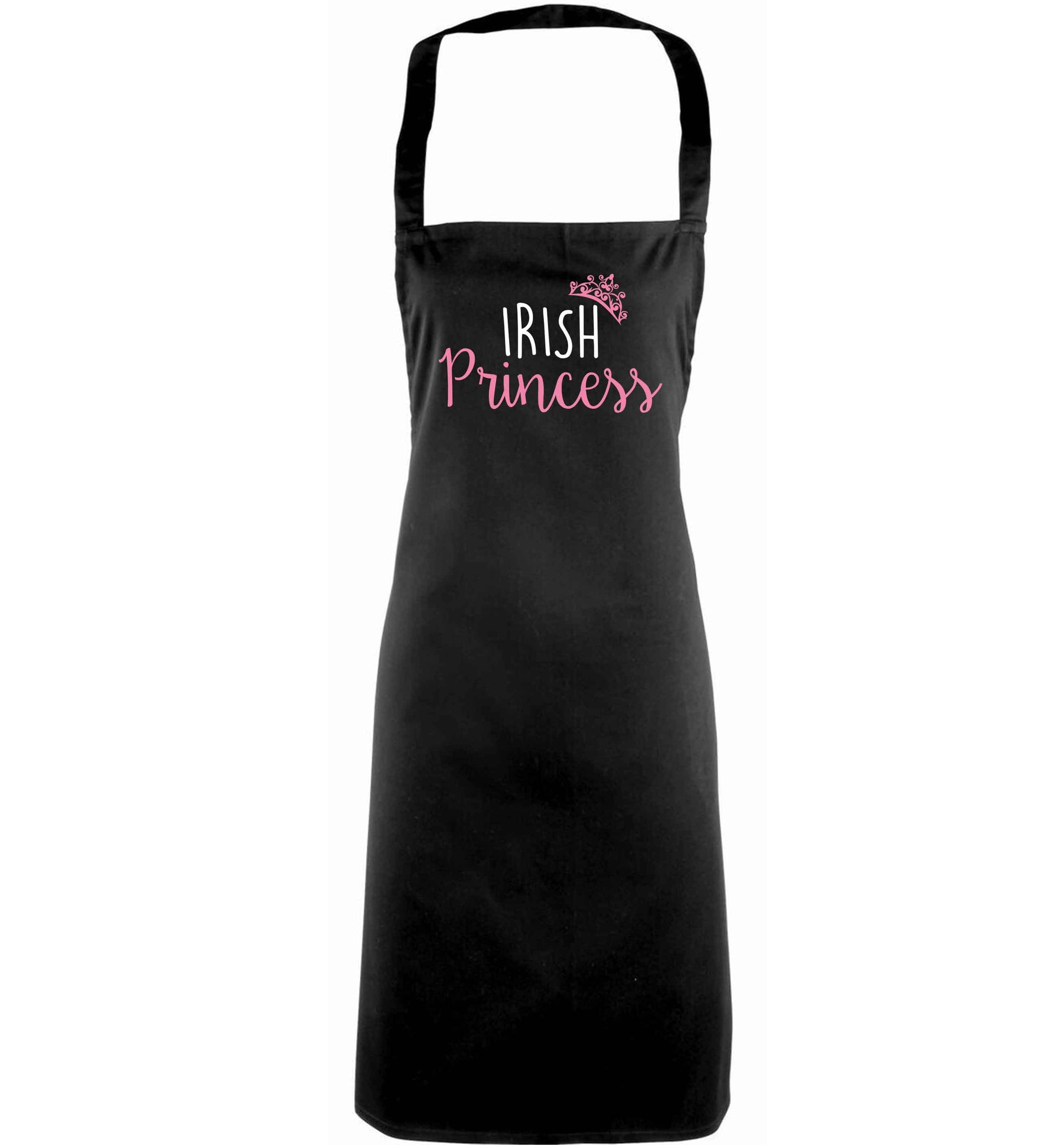 Irish princess adults black apron