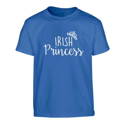 Irish princess Children's blue Tshirt 12-13 Years