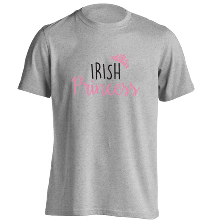 Irish princess adults unisex grey Tshirt 2XL