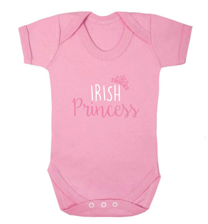 Irish princess baby vest pale pink 18-24 months