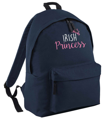 Irish princess navy childrens backpack