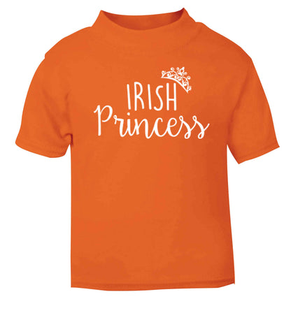 Irish princess orange baby toddler Tshirt 2 Years
