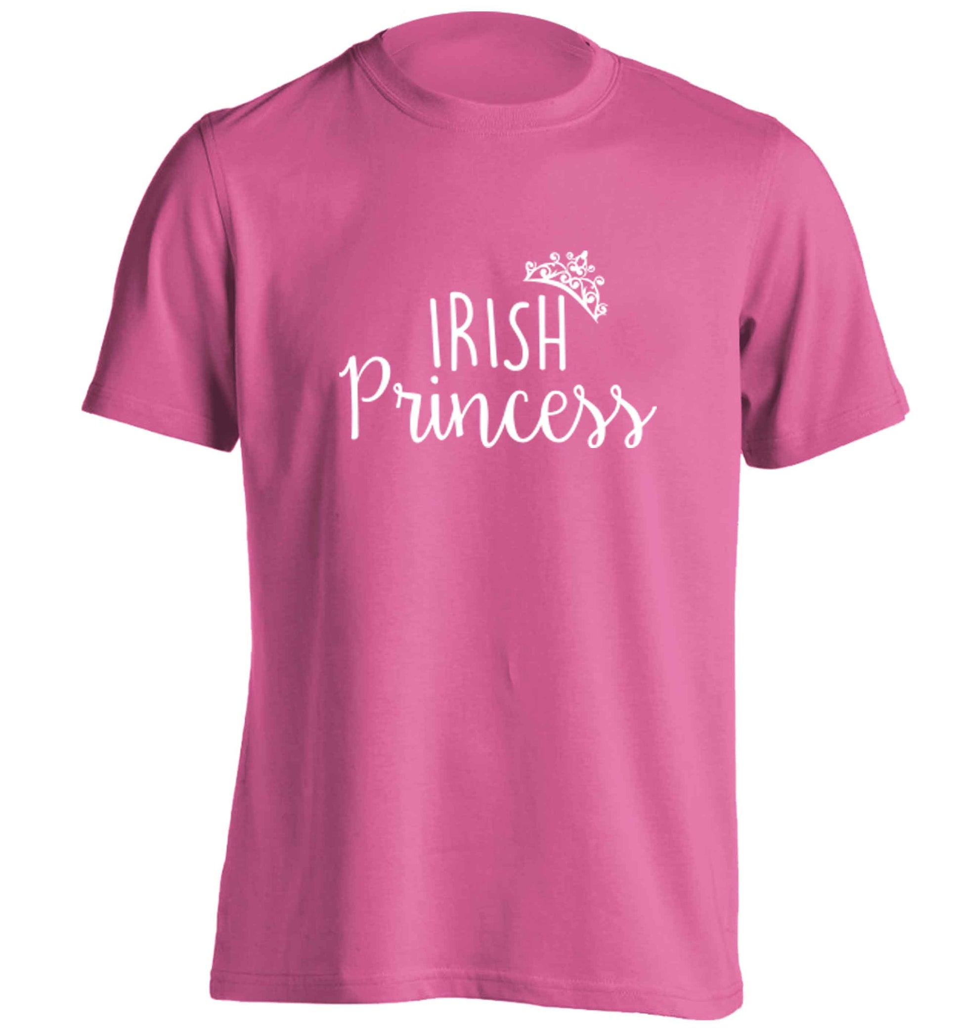 Irish princess adults unisex pink Tshirt 2XL