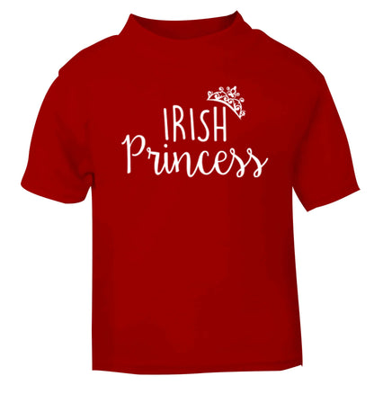 Irish princess red baby toddler Tshirt 2 Years