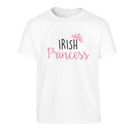 Irish princess Children's white Tshirt 12-13 Years