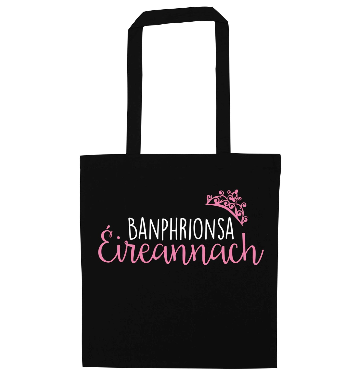 Banphrionsa eireannach black tote bag
