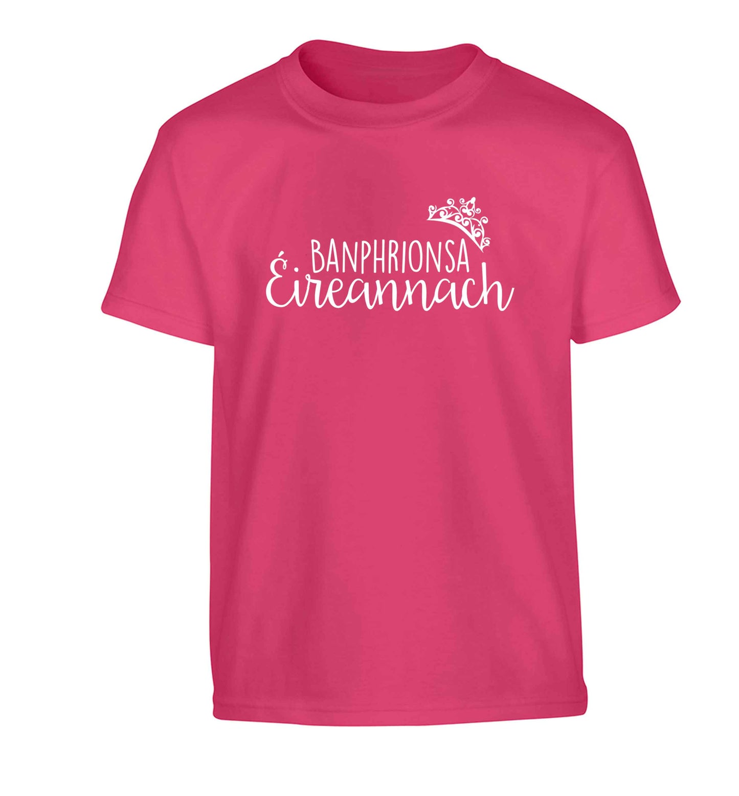 Banphrionsa eireannach Children's pink Tshirt 12-13 Years
