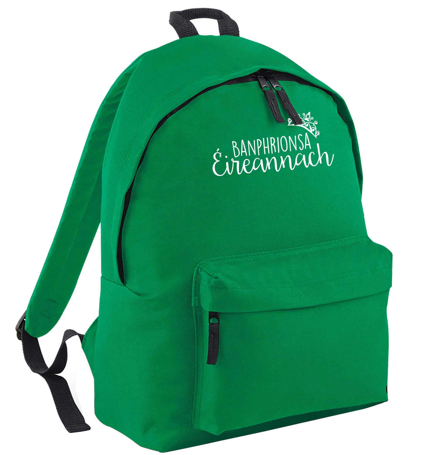 Banphrionsa eireannach green adults backpack