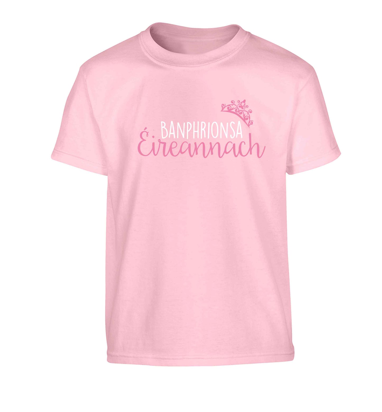 Banphrionsa eireannach Children's light pink Tshirt 12-13 Years