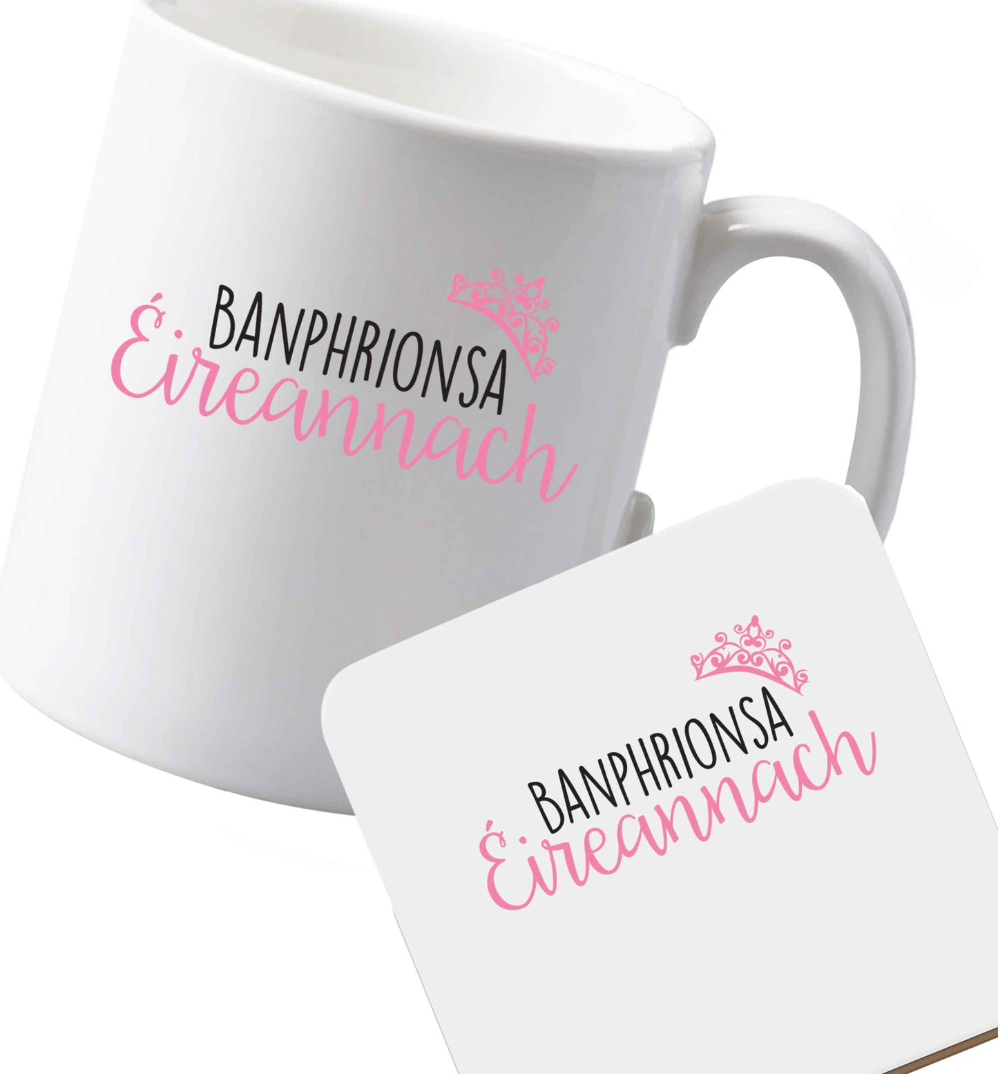 10 oz Ceramic mug and coaster Favourite Type Pan Pancake both sides